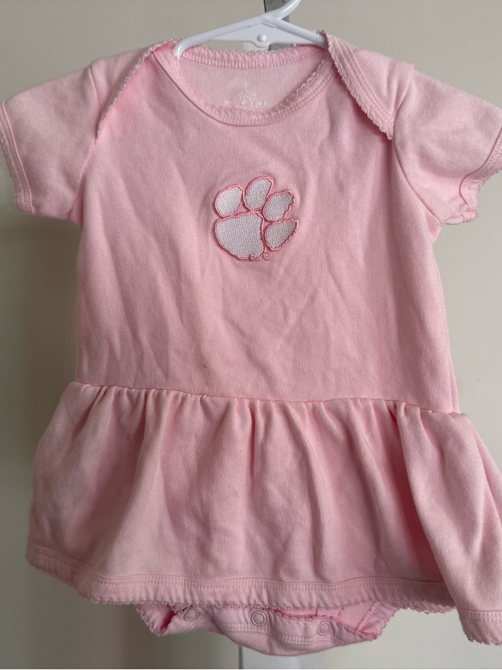 Creative Knitwear Clemson Tigers Skirted Bodysuit